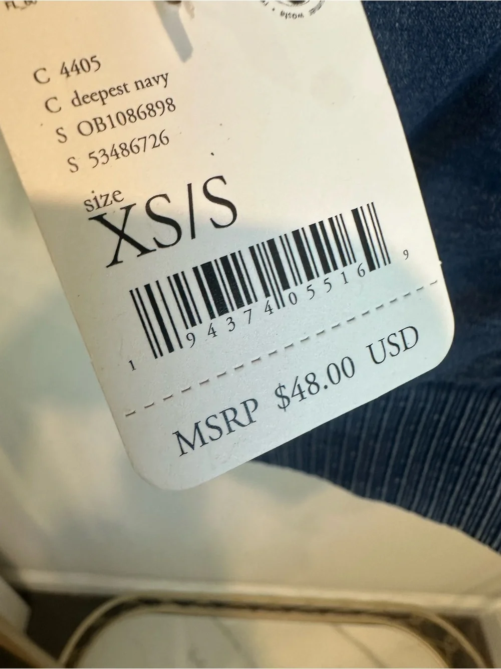 Free People soft navy